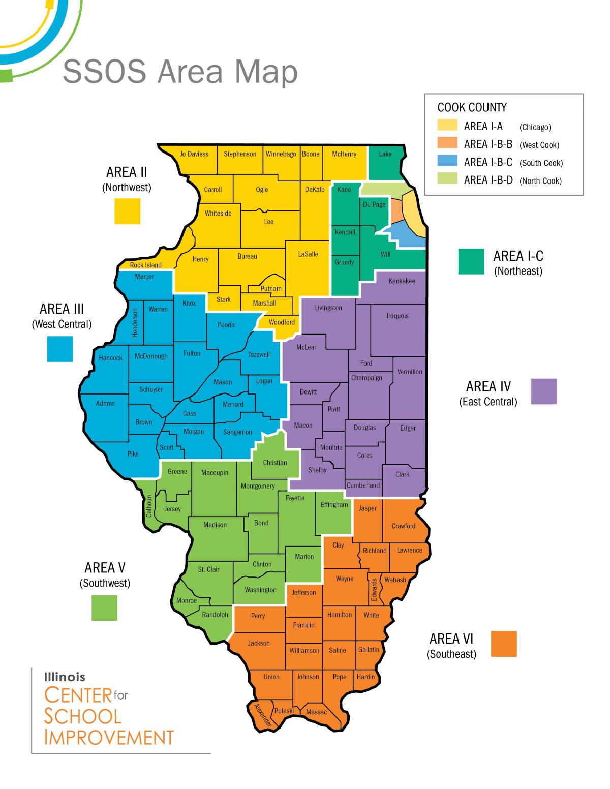 Чикаго државним школама мапи