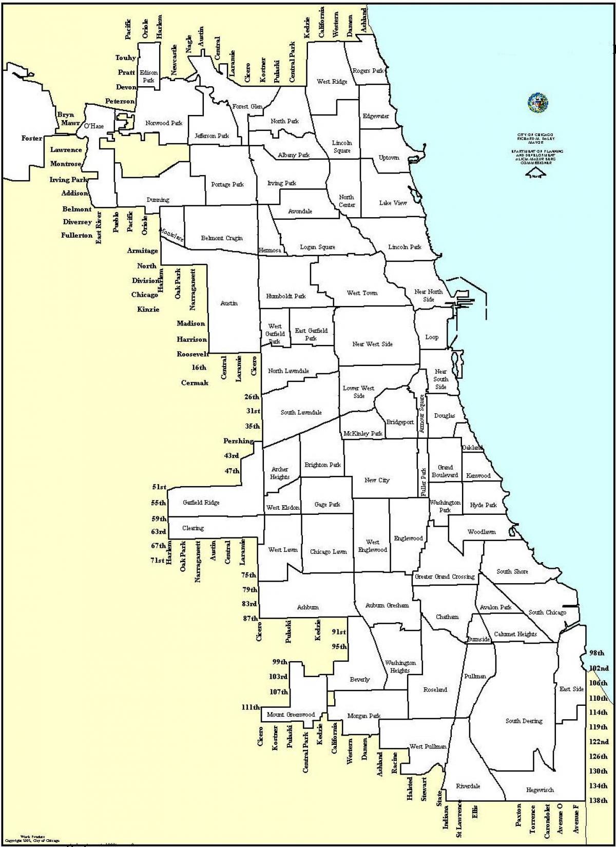 зонирање мапи Чикагу