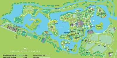 Цхицаго Ботаничка башта мапи